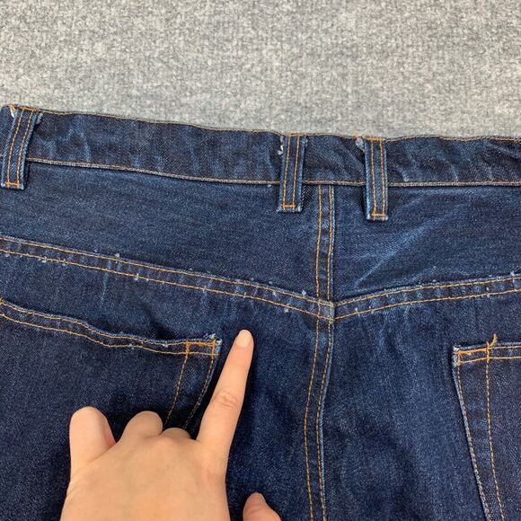 Black Stallion Jeans Mens 32 TruGuard 300 Fire Flame Resistant FR Workwear Denim - Picture 12 of 16